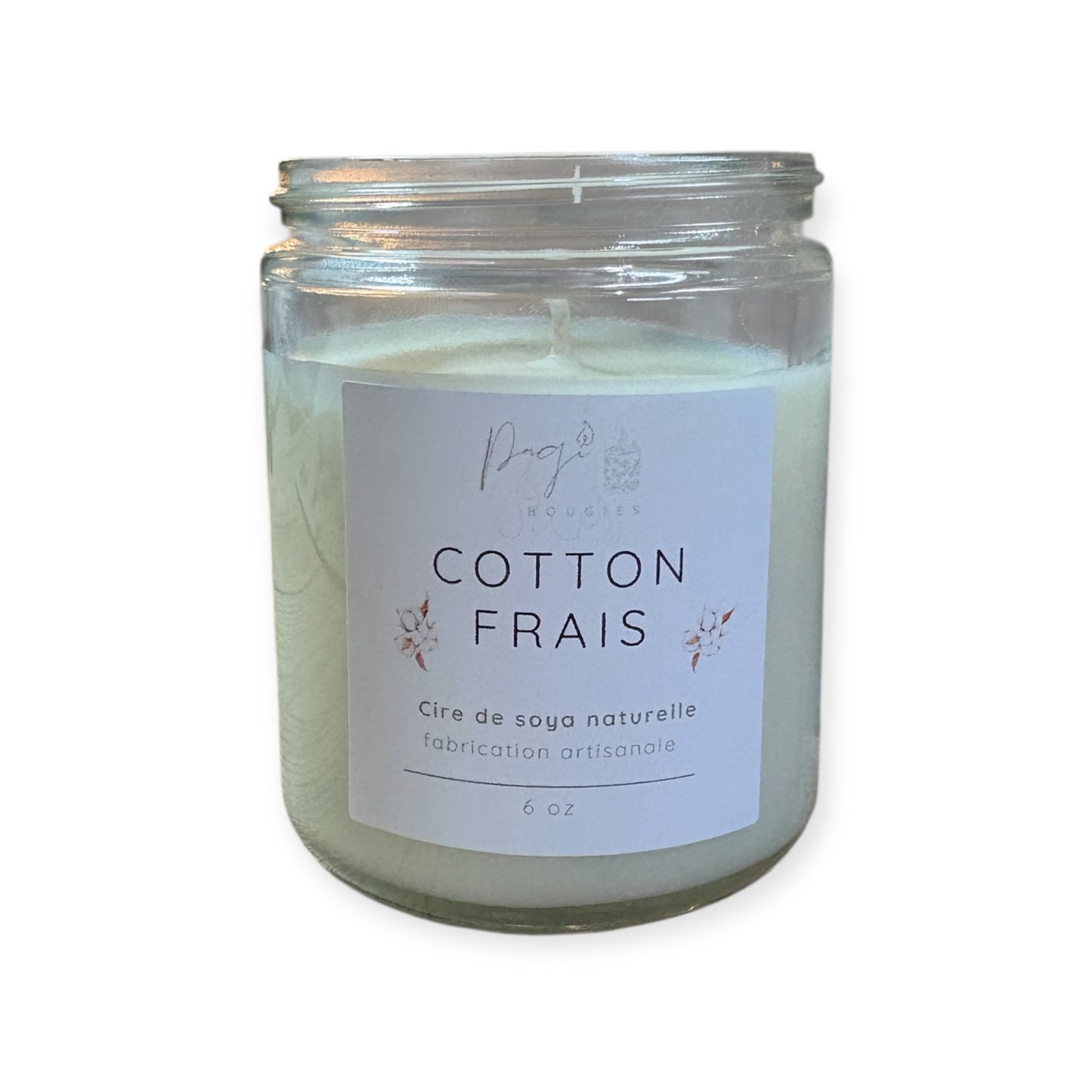 Bougie 6oz Cotton frais