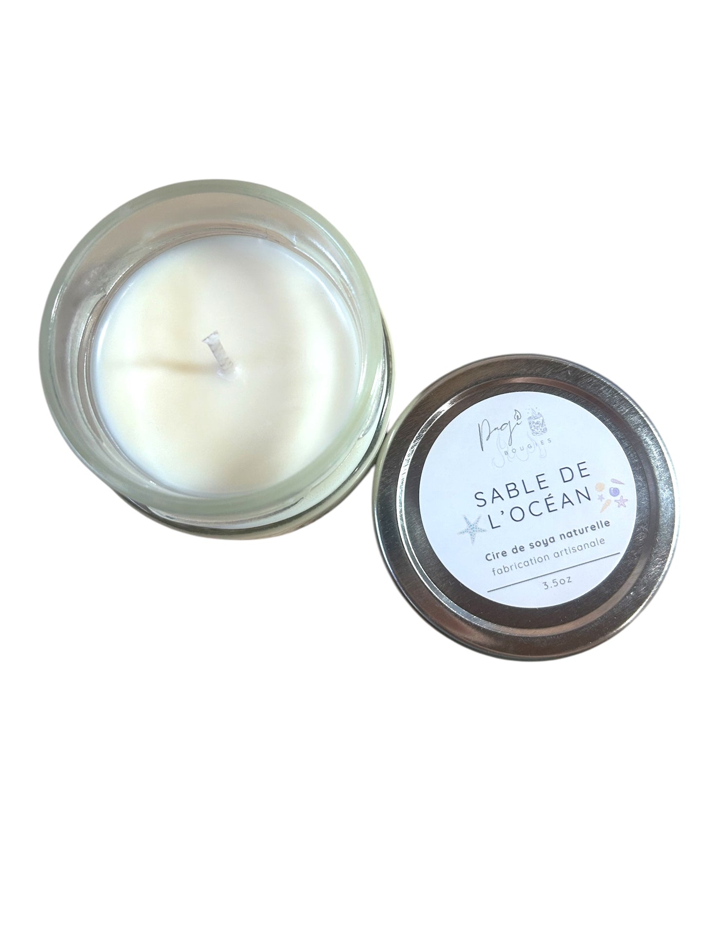 Bougie 3.5oz sable de l’océan