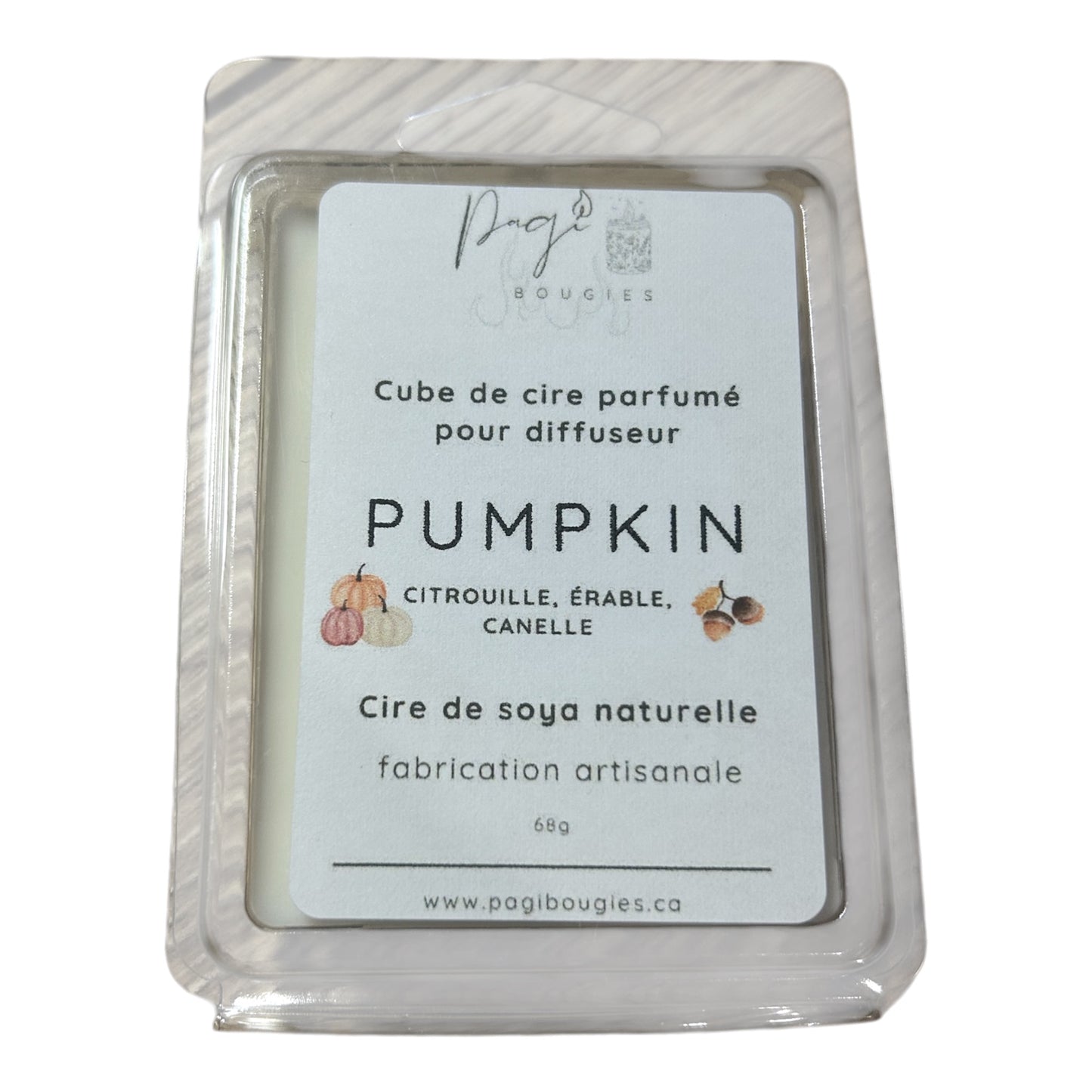 Cube de cire pumpkin