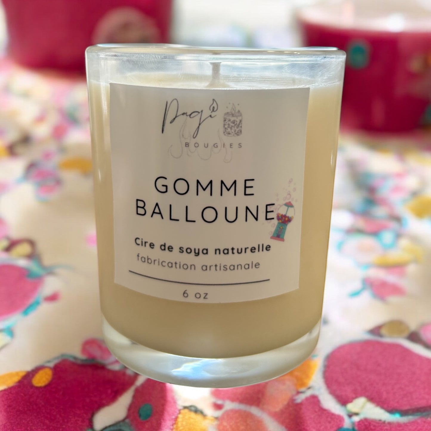 Bougie Gomme Balloune - 6 oz