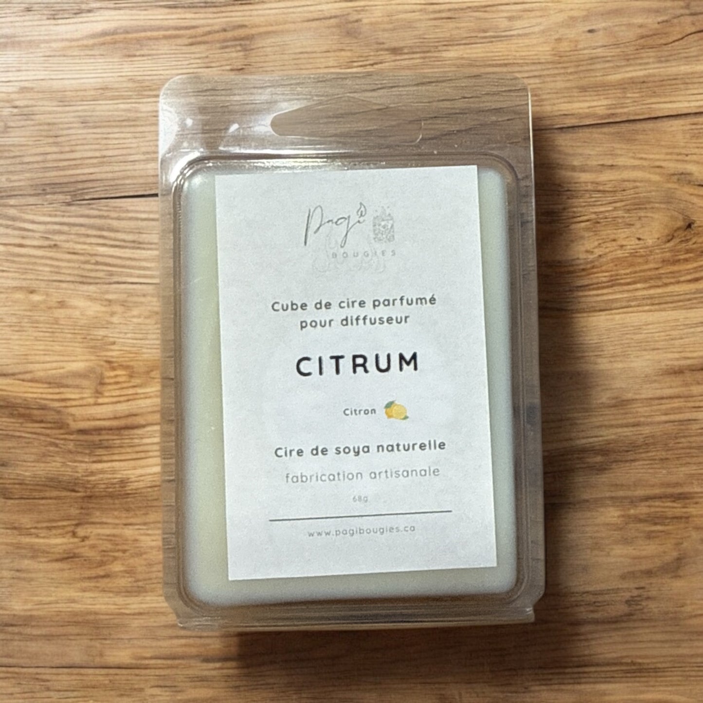 Cube de cire Citrum (citron)