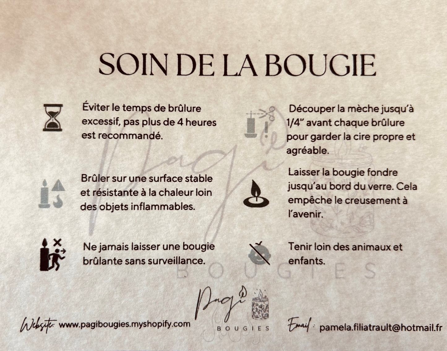 Bougie Ellinav (Vanille) 13 oz