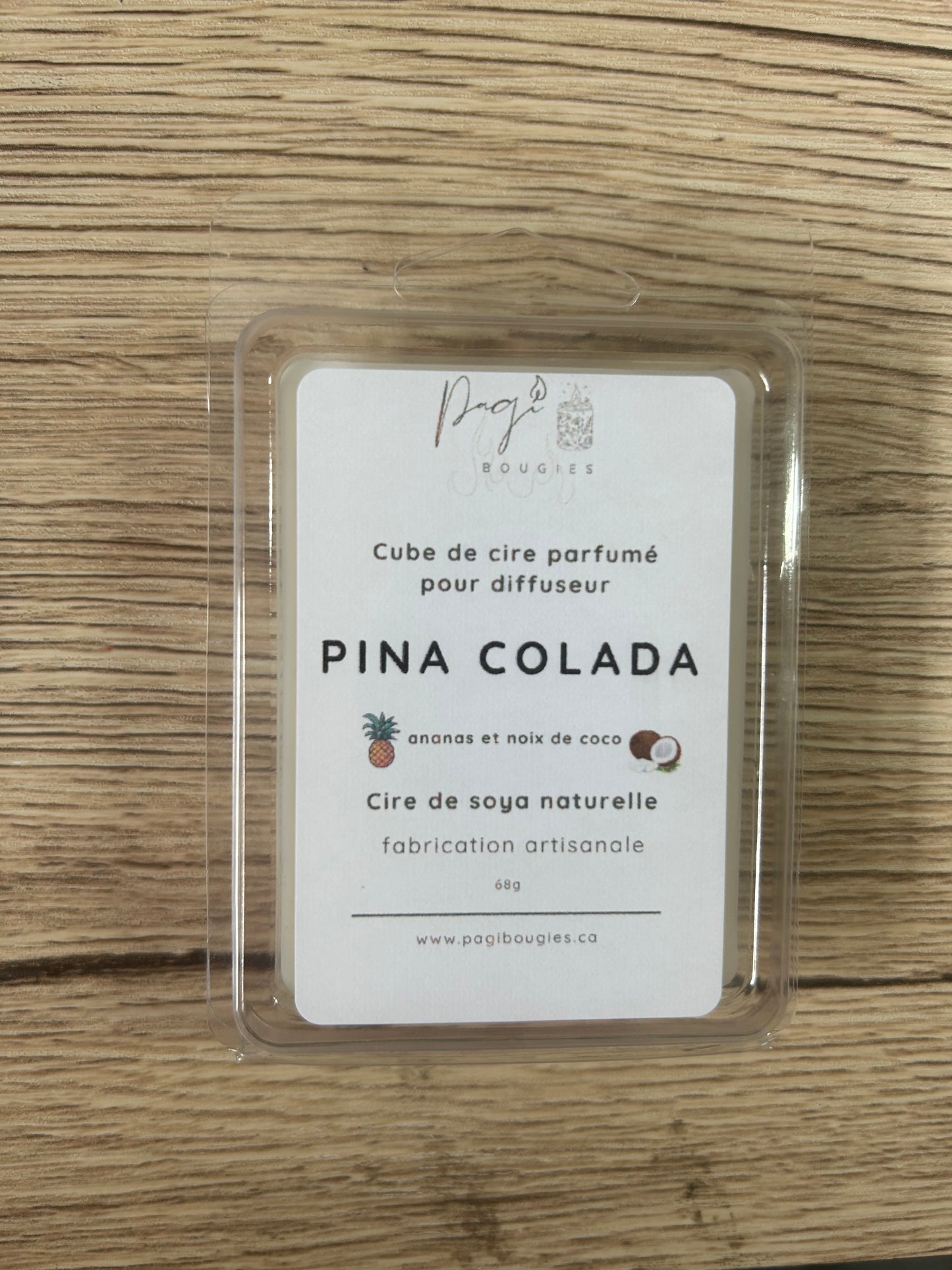 Cube de cire Pina Colada