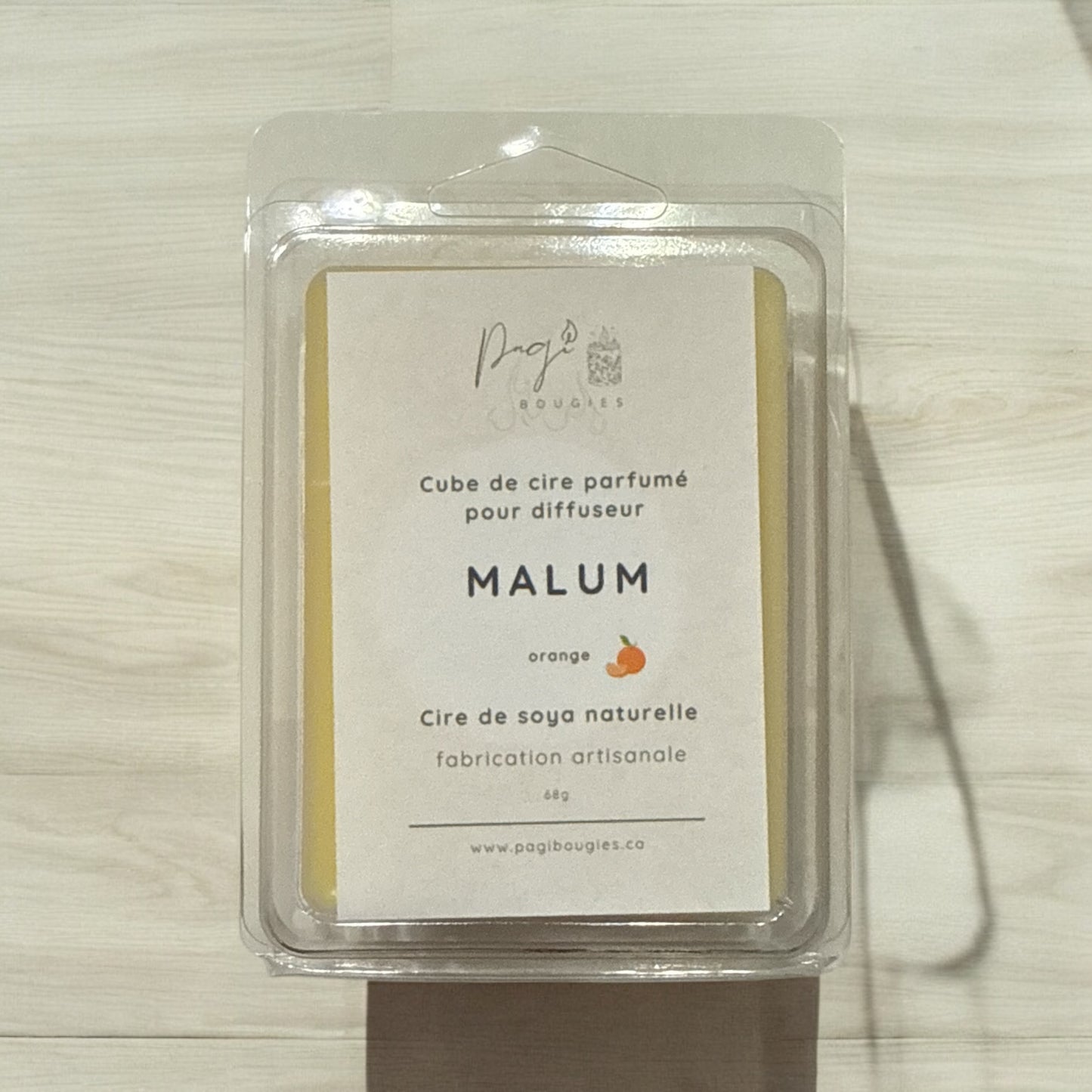 Cube de cire Malum (orange)