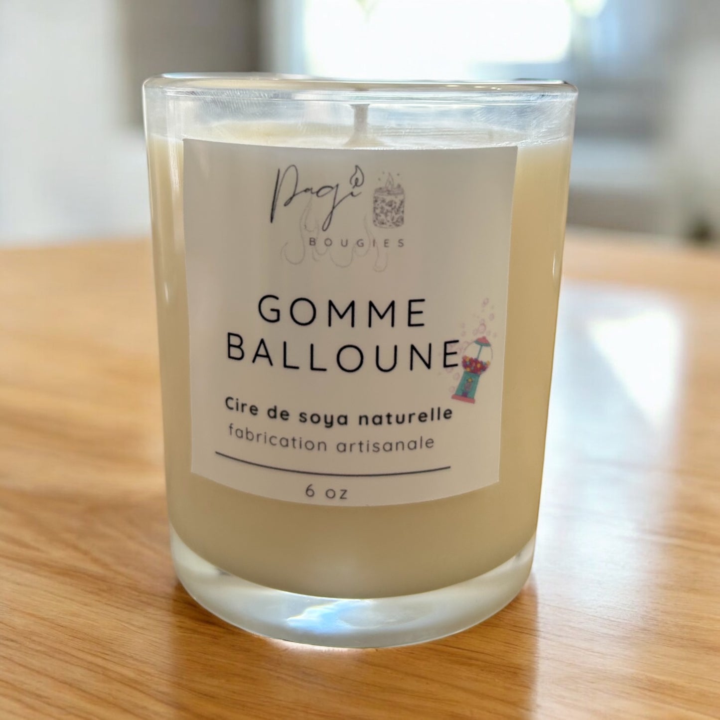 Bougie Gomme Balloune - 6 oz