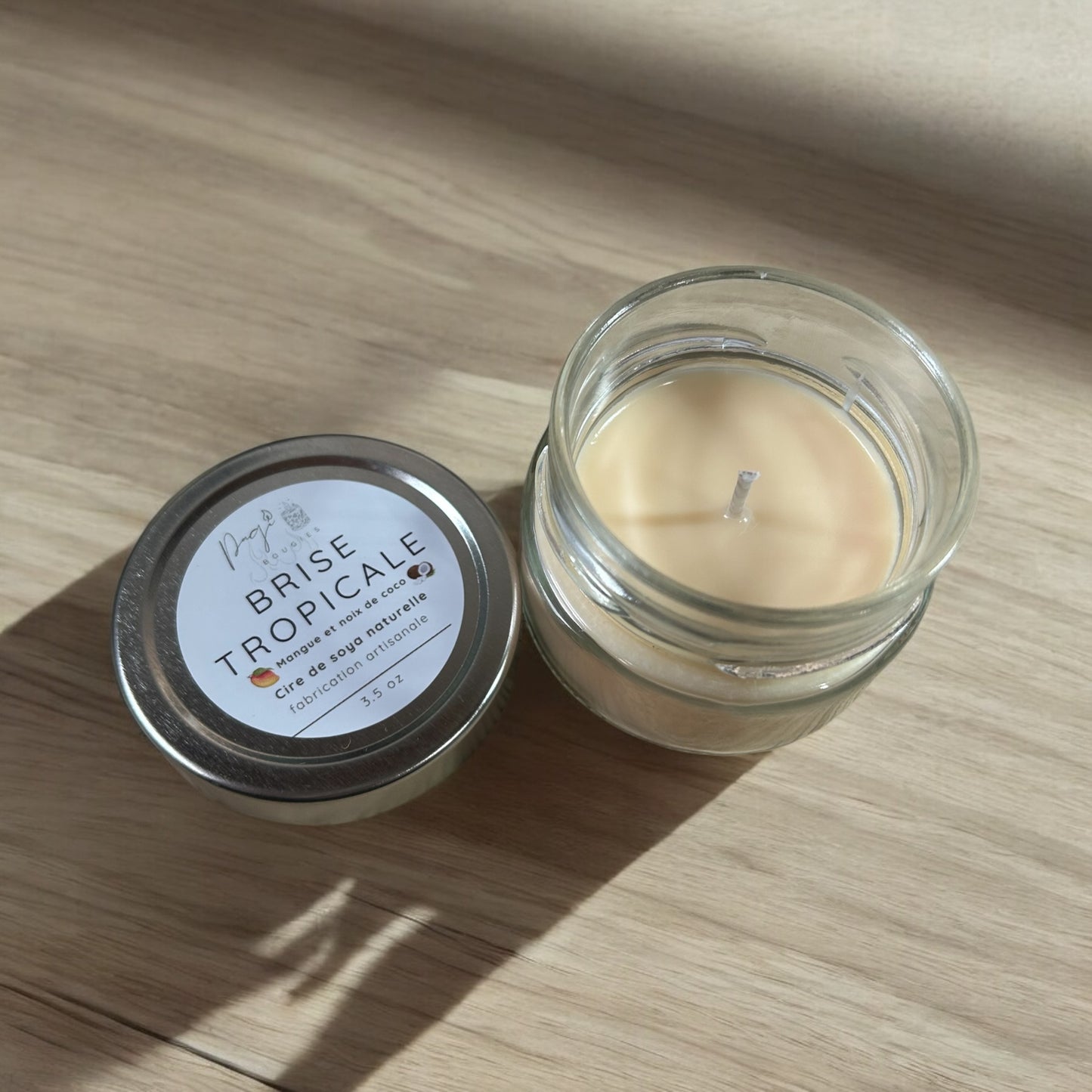 Bougie 3.5oz brise tropicale