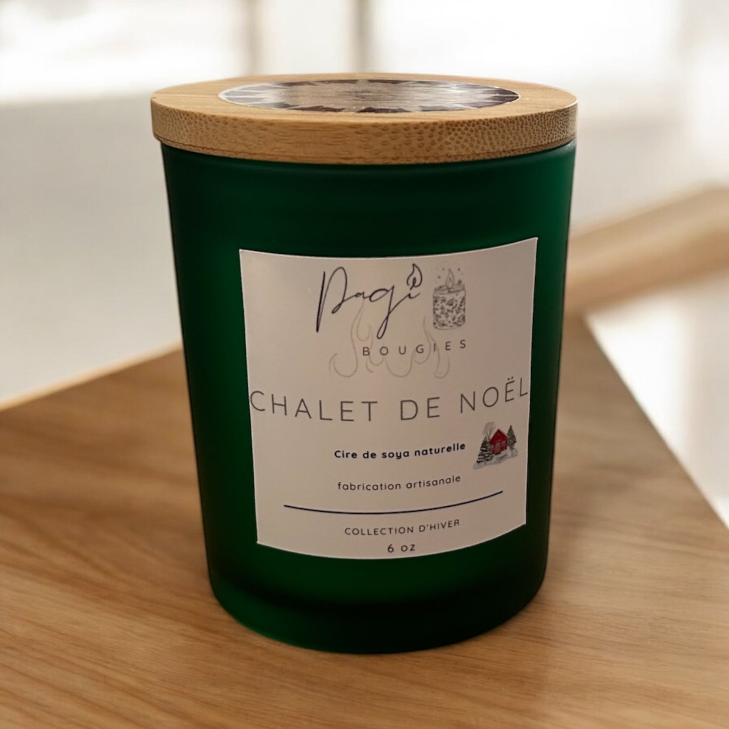 Bougie Chalet de Noël- Collection Hiver