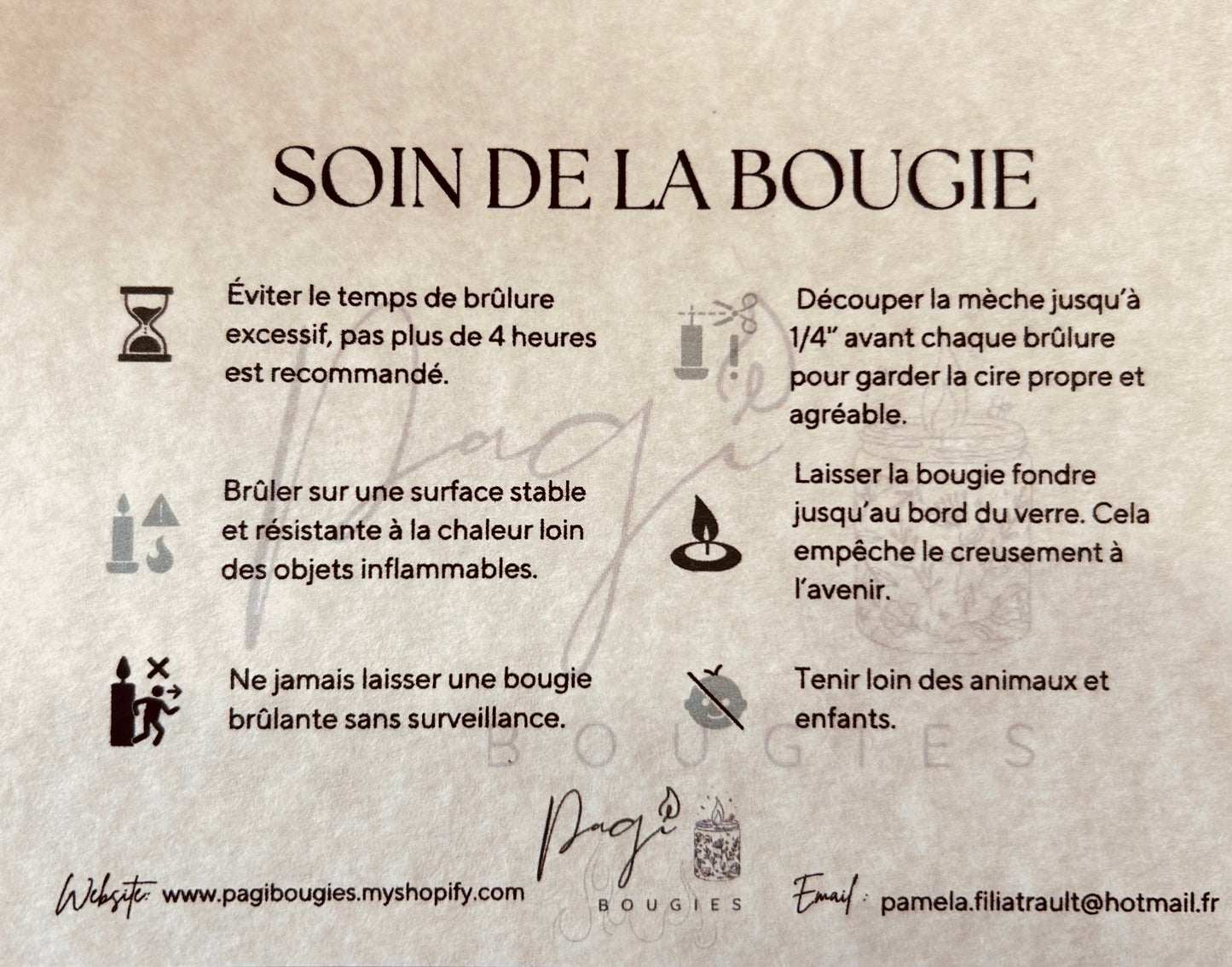 Bougie Esor (Rose) - 6 oz