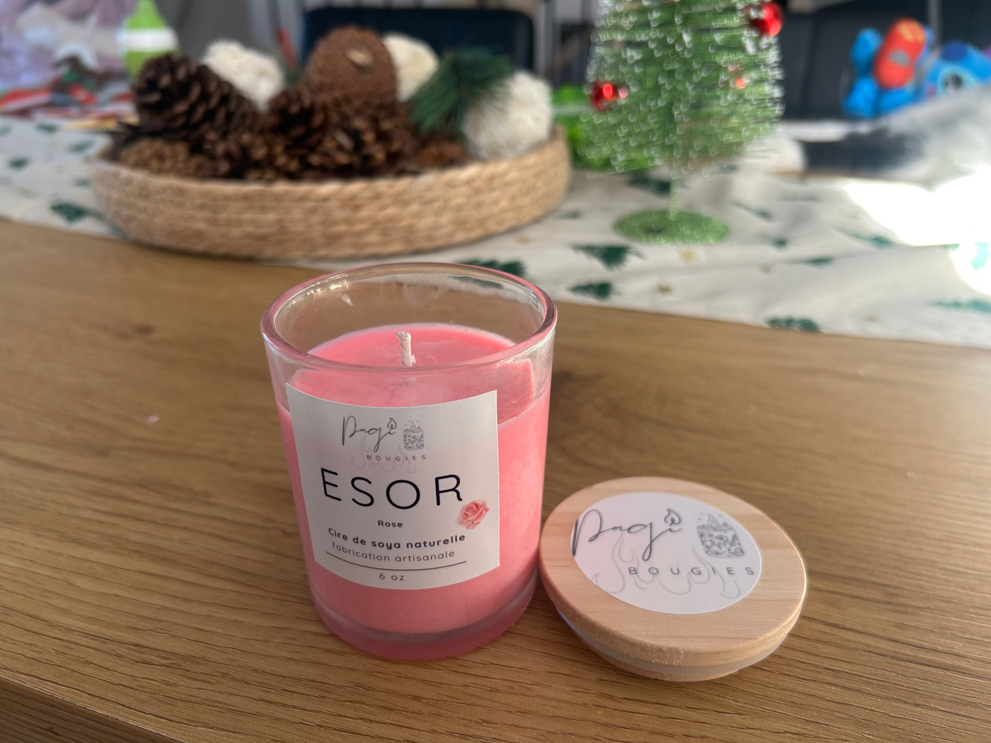 Bougie Esor (Rose) - 6 oz
