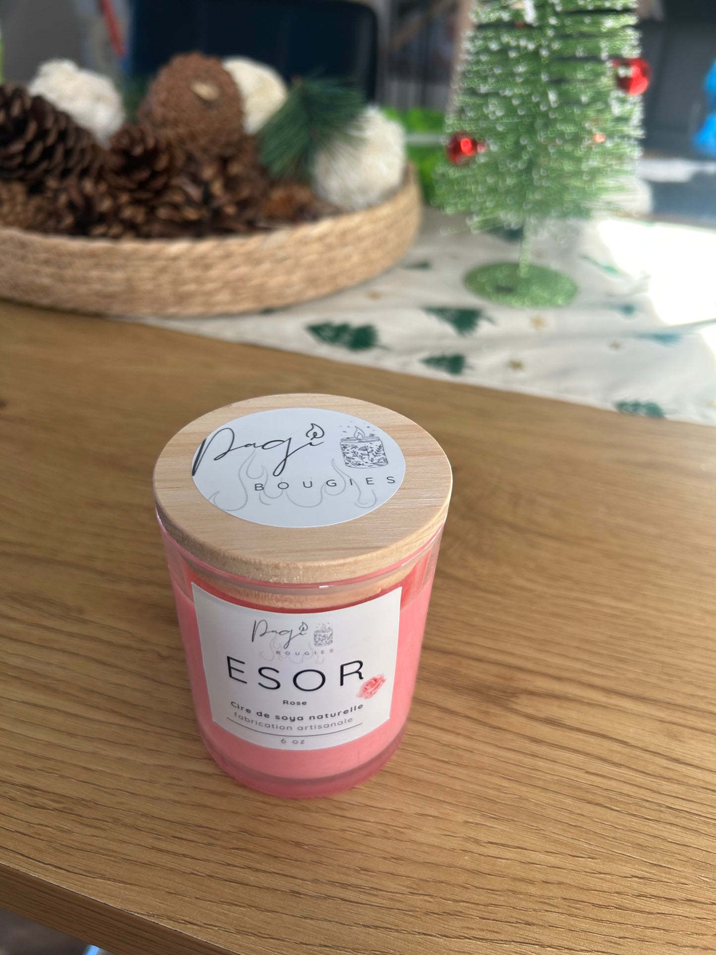 Bougie Esor (Rose) - 6 oz