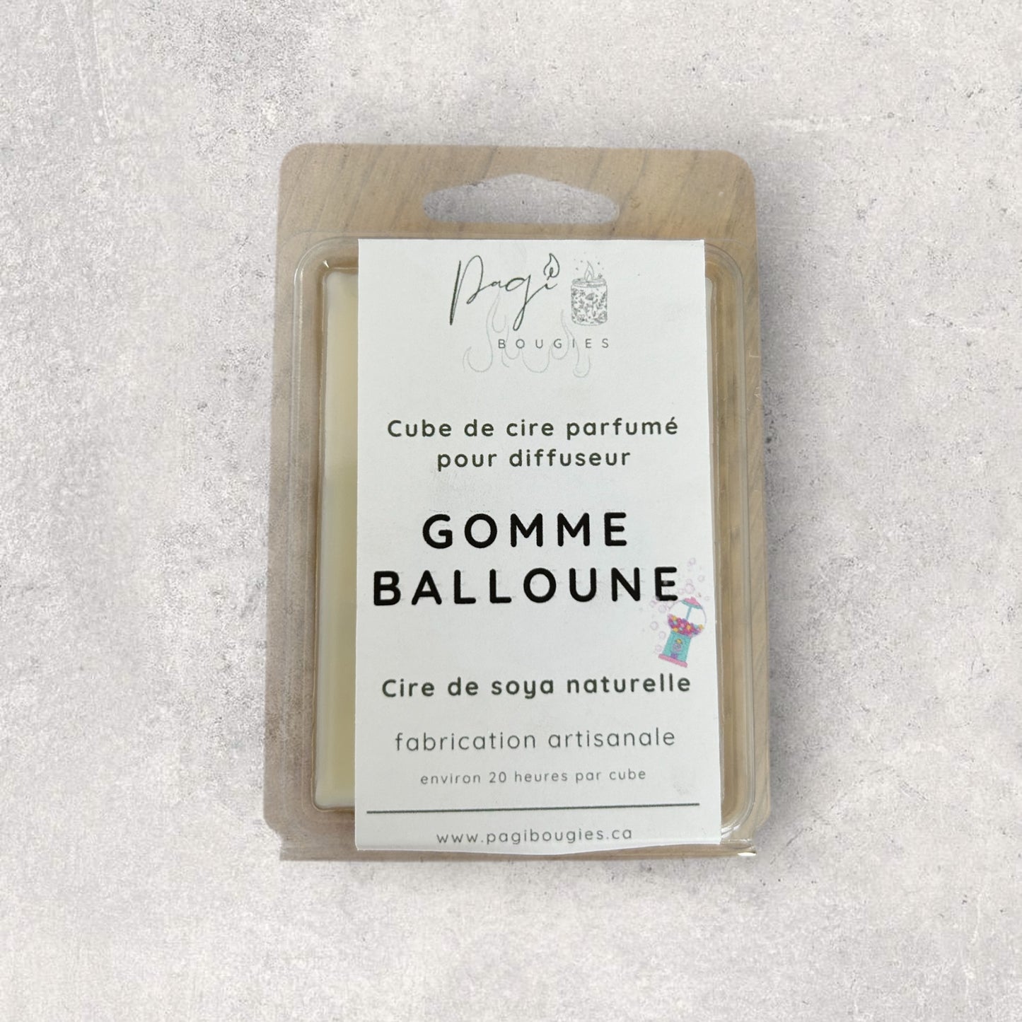 Cube de cire Gomme Balloune