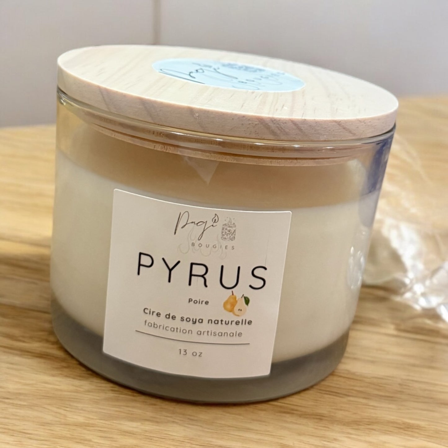 Bougie Pyrus (poire) 13 oz 3 mèches