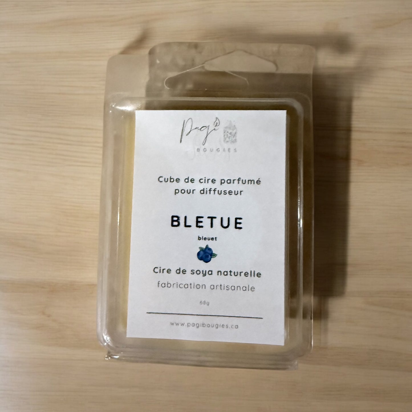 Cube de cire - Bleuet