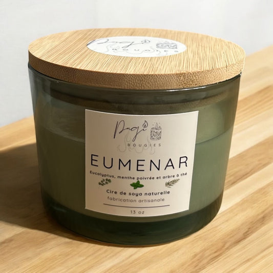 Eumenar Candle (Eucalyptus/Peppermint/Tea Tree) - 13oz