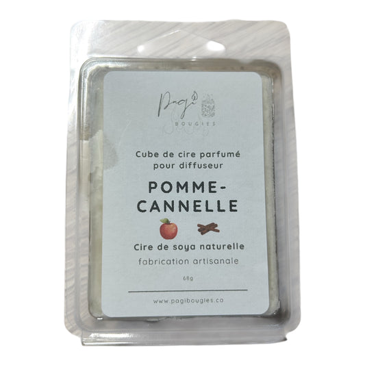 Cube de cire pomme cannelle