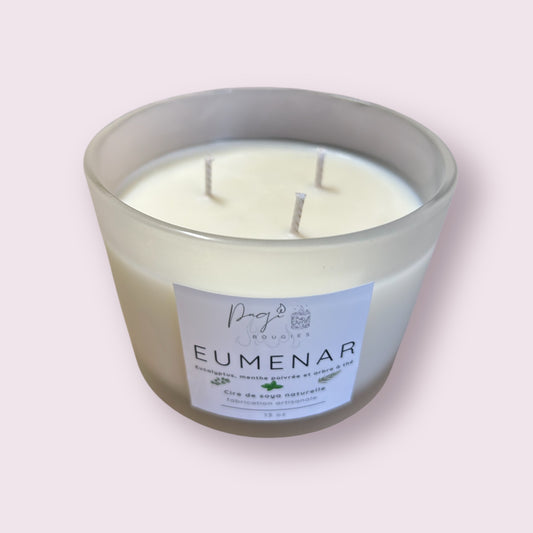 Bougie Eumenar (Eucalyptus/Menthe Poivrée/Arbre à thé) - 13oz