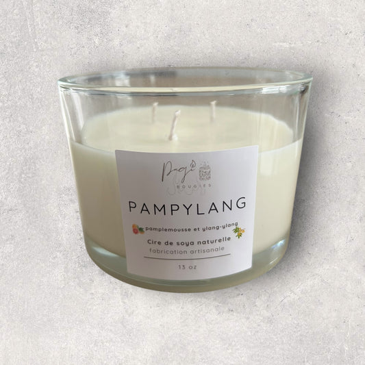 Bougie 13 oz pamplemousse et Ylang et Ylang