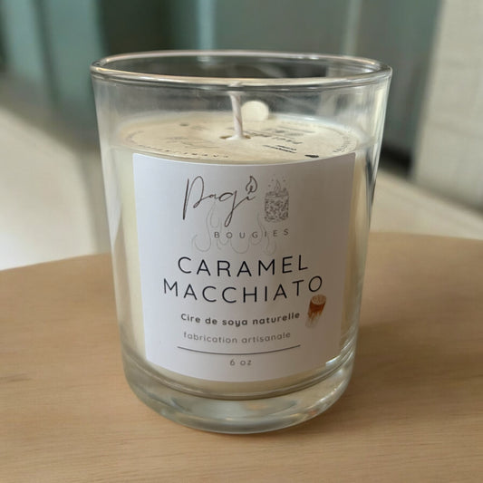 Bougie 6 oz - caramel macchiato