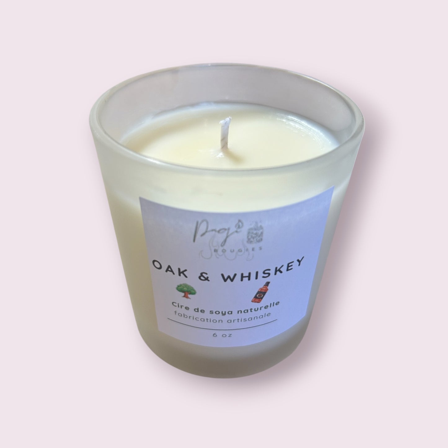 Bougie 6oz oak&whiskey