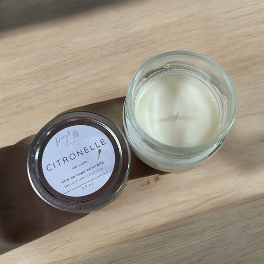 Bougie 3.5oz citronnelle