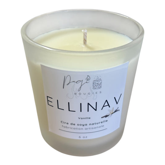 Bougie 6oz vanille