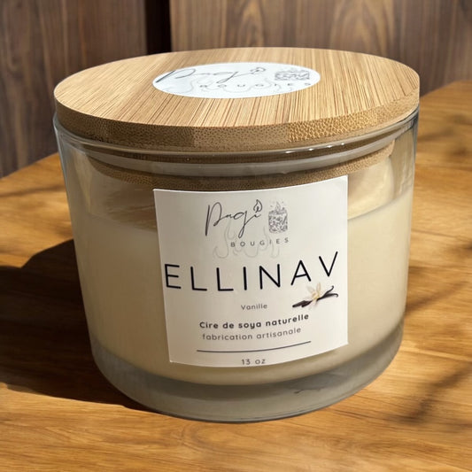 Ellinav Candle (Vanilla) 13 oz