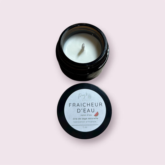 bougie 1oz Fraicheur d'eau