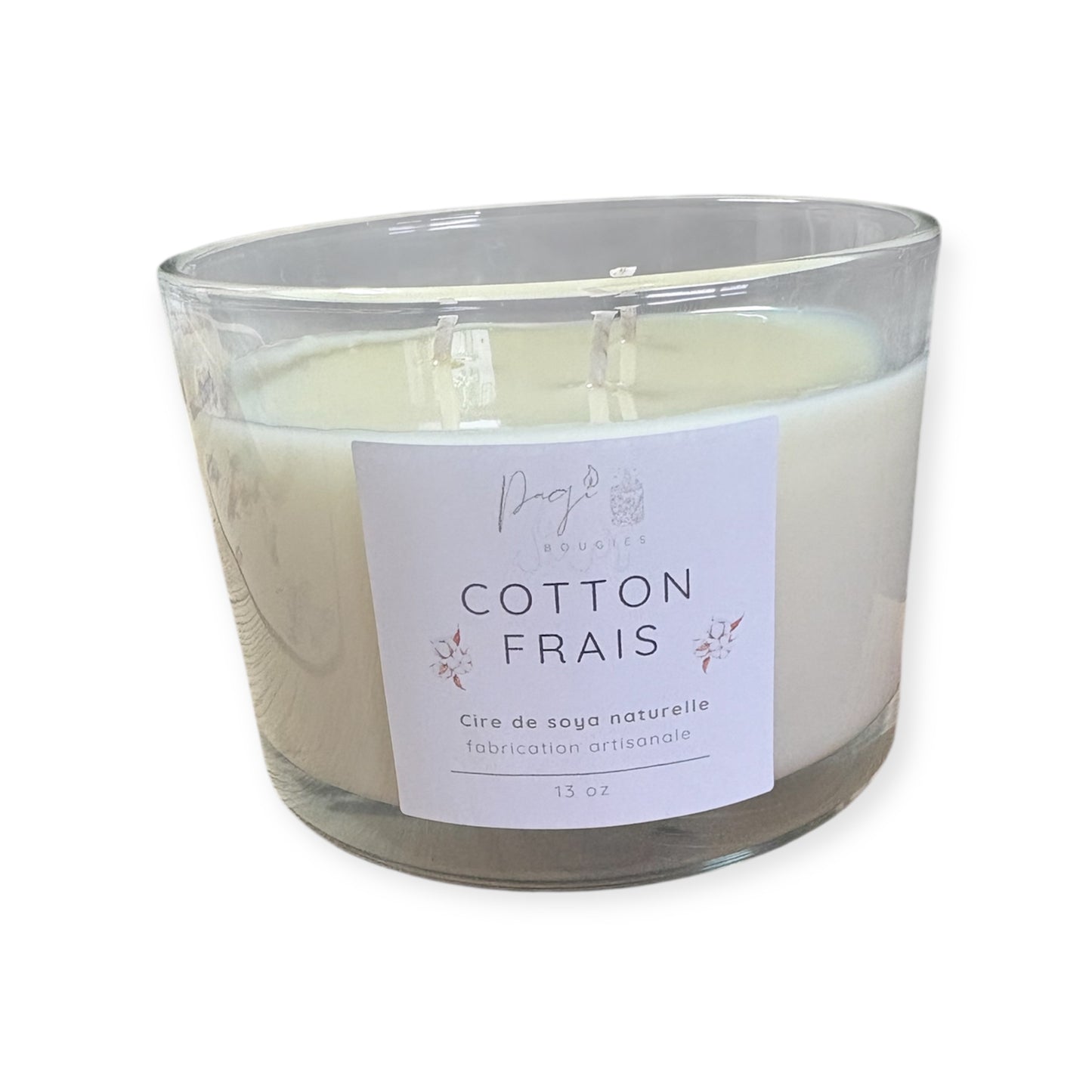 Bougie 13oz coton frais