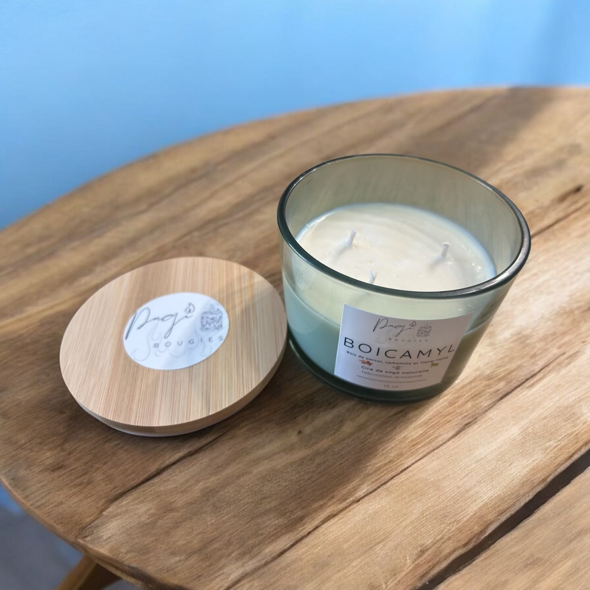 Boicamyl Candle (Sandalwood/Chamomile/Ylang-Ylang) - 13oz