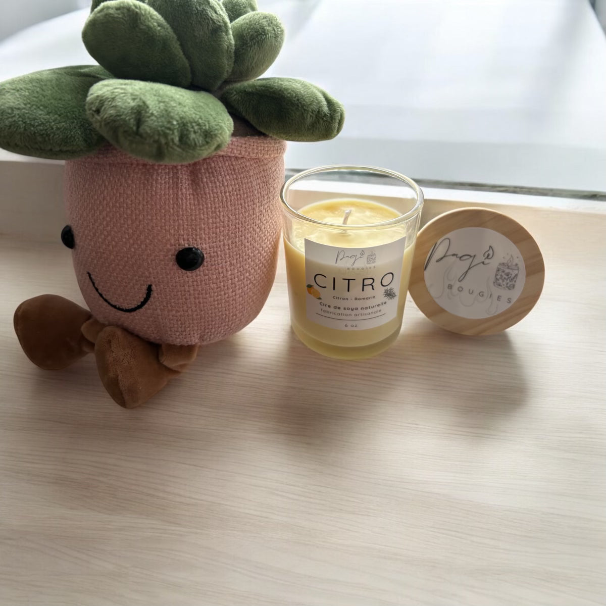 Citro Candle (lemon-rosemary) - 6oz