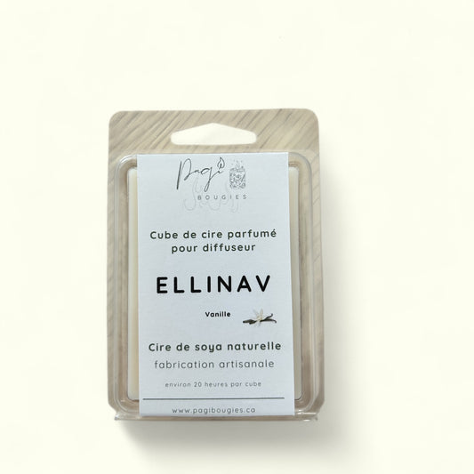 Cube de cire Ellinav (vanille)